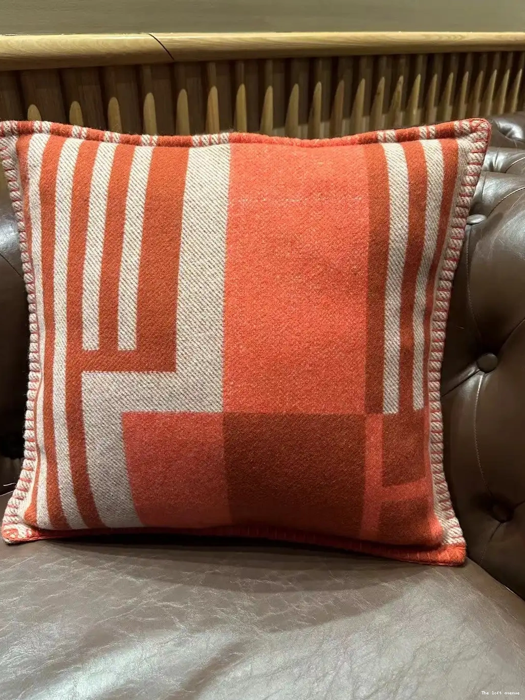 ITHAQUE THROW PILLOW HERMES WOOL 0504